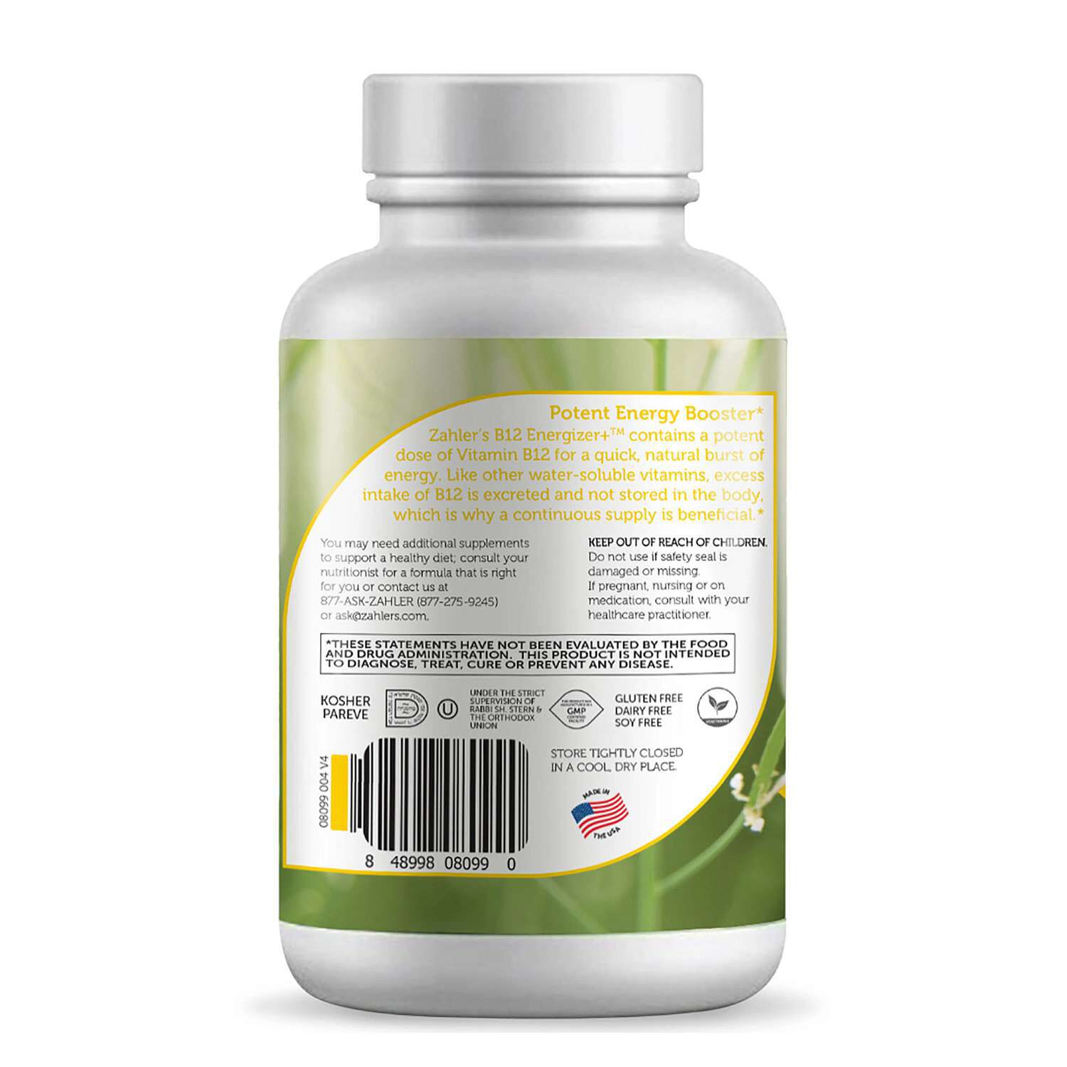 B12 Energizer+&trade; 5000mcg - 120 Lozenges (120 Servings)